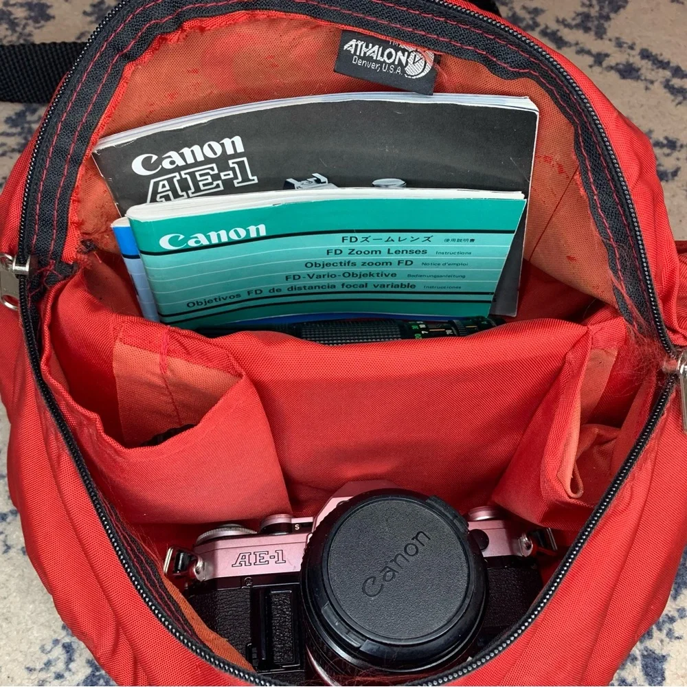 Canon AE-1 Program 35mm SLR Camera With Lenses Bundle Fully Film Tested